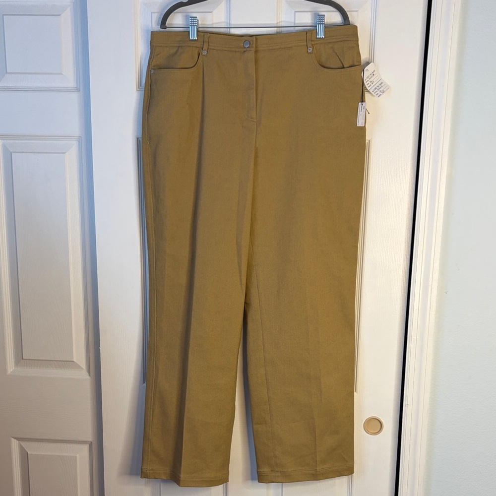 Mac & Jac High Waist Wide Leg Utility pants size 16